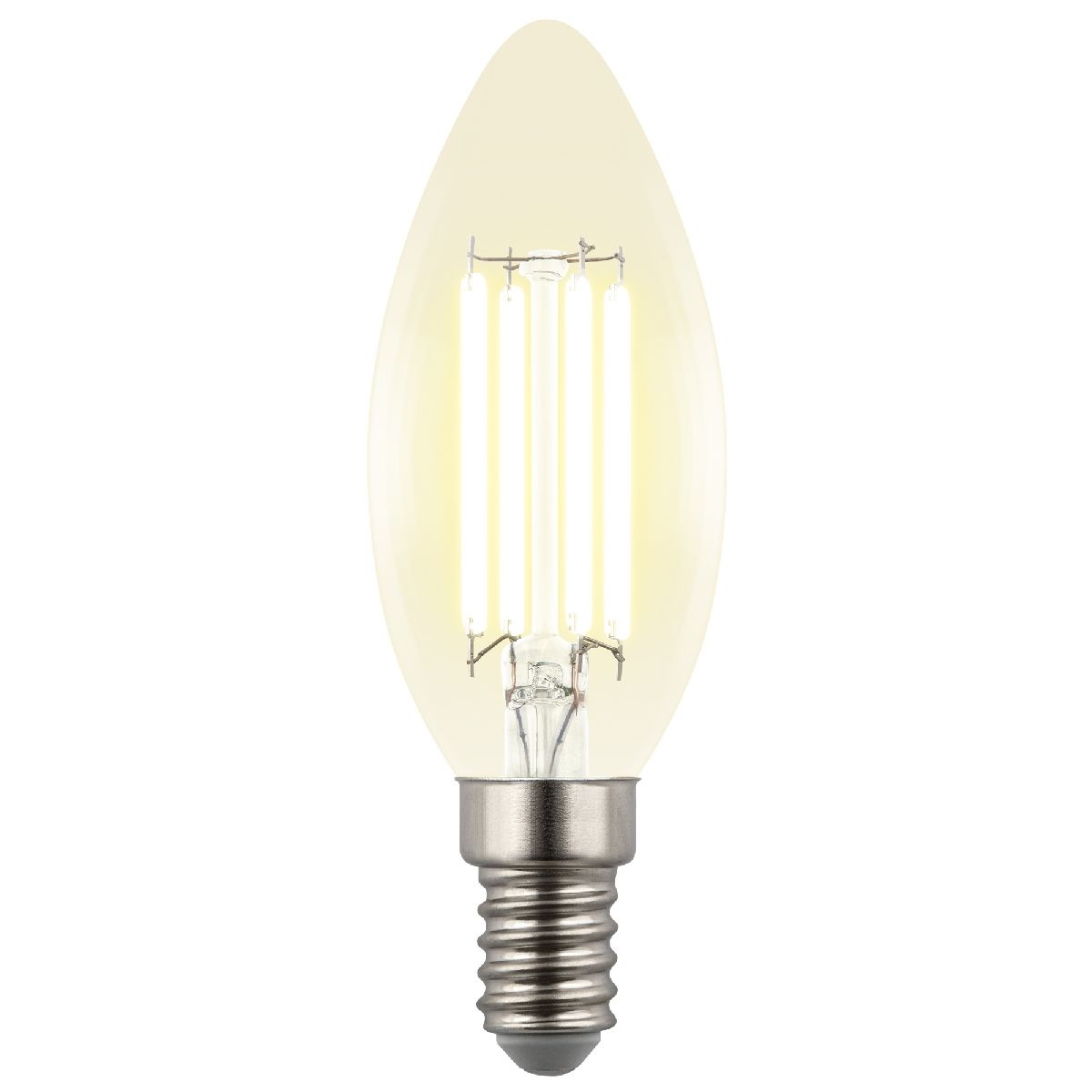 Лампа светодиодная филаментная Uniel LED-C35-4W/3000K/E14/CL GLY01TR UL-00011936 в Санкт-Петербурге