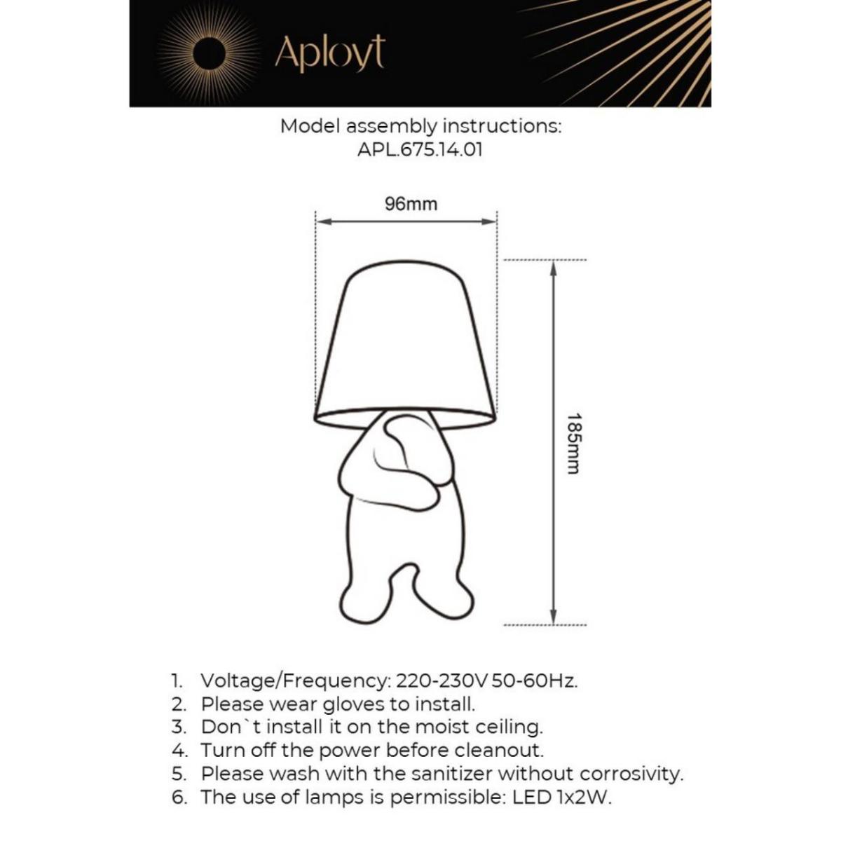 Настольная лампа Aployt Noell APL.675.14.01 в Санкт-Петербурге