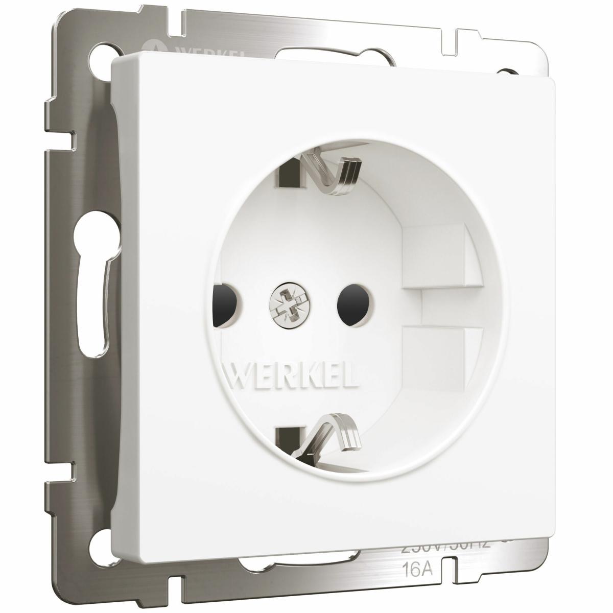 Розетка с заземлением и шторками Werkel 4690389184734 W1171161 в Санкт-Петербурге