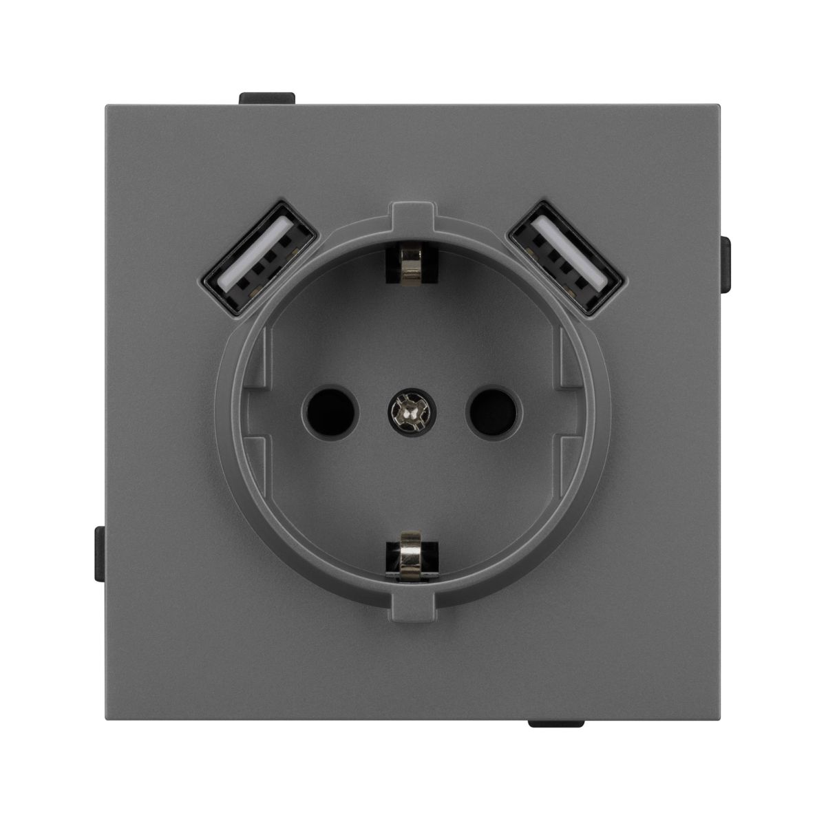 Механизм розетки с USB зарядкой Arlight SCT-TENDO-MUAA-SFPL-GR (230V, 16A) 054605 в Санкт-Петербурге