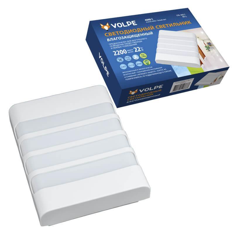 Потолочный светодиодный светильник Volpe ULW-Q280 22W/4000K/S01 IP65 White UL-00006710 в Санкт-Петербурге