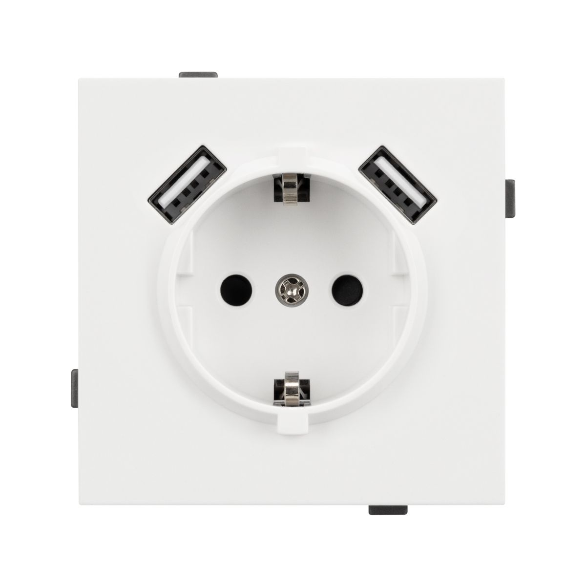 Механизм розетки с USB зарядкой Arlight SCT-TENDO-MUAA-SFPL-WH (230V, 16A) 054606 в Санкт-Петербурге