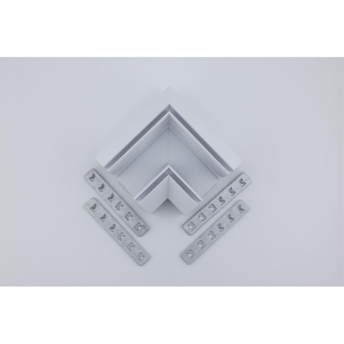 Соединитель магнитного шинопровода угловой плоский для натяжного потолка Aployt Magnetic track 220 APL.0284.10.04 в Санкт-Петербурге