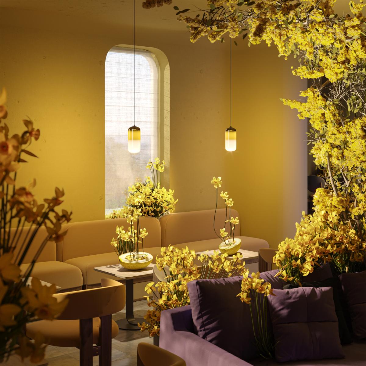 Подвесной светильник цилиндрический Freya Idol FR6134PL-L4G в Санкт-Петербурге