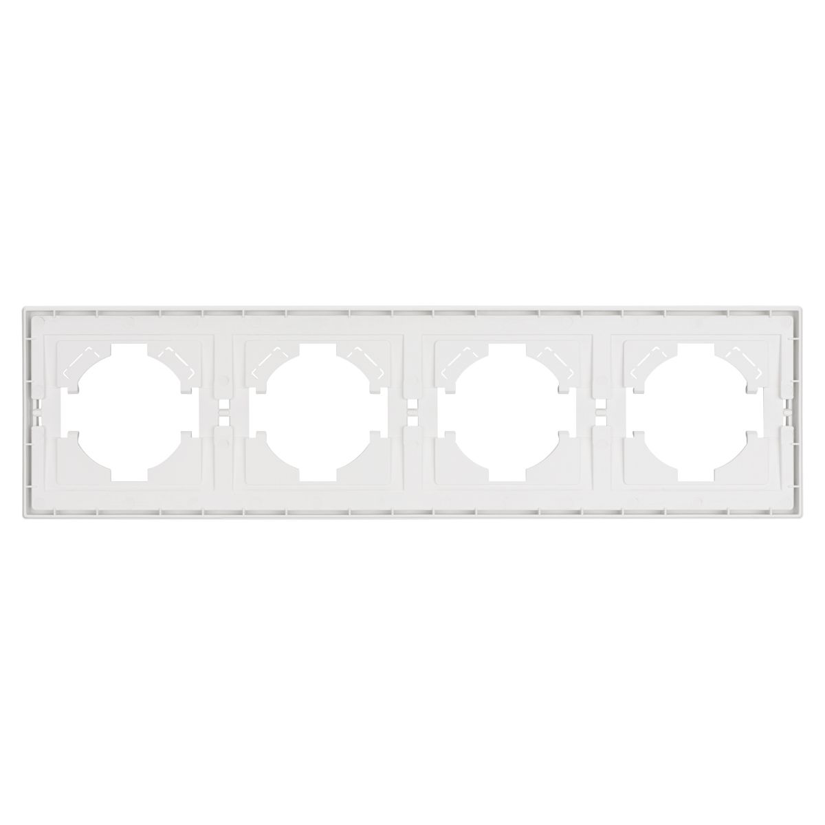 Рамка пластиковая на 4 поста Arlight FRM-TENDO-SFPL-4-WH 054656 в Санкт-Петербурге
