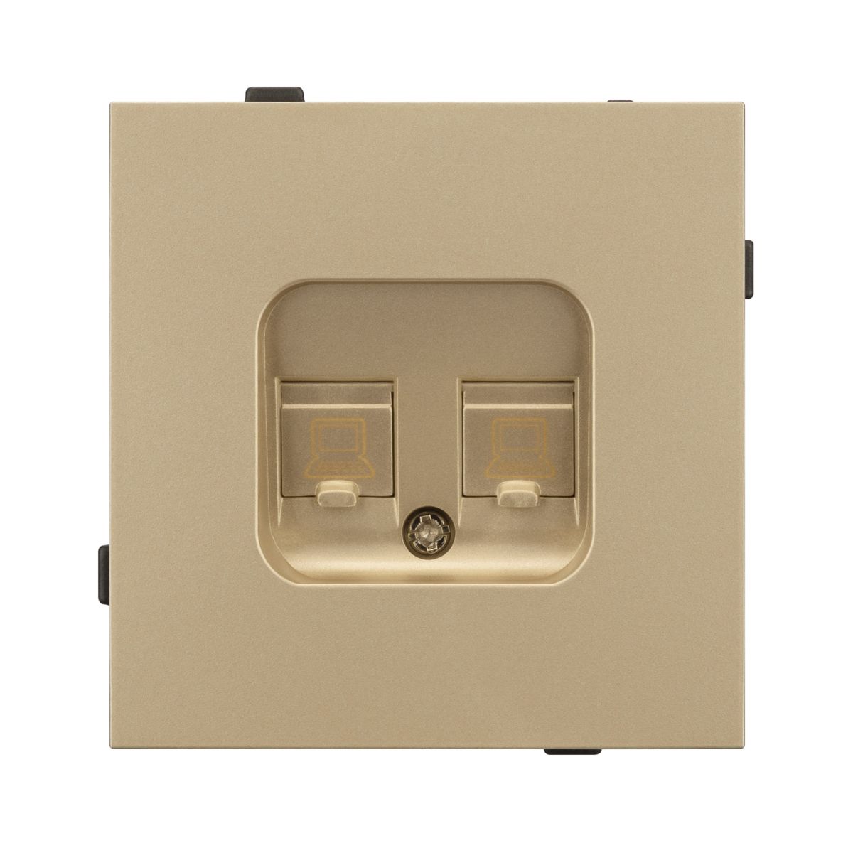 Механизм компьютерной розетки двойной SCT-TENDO-MPC2-SFPL-GD (RJ-45, CAT6) 054596 в Санкт-Петербурге