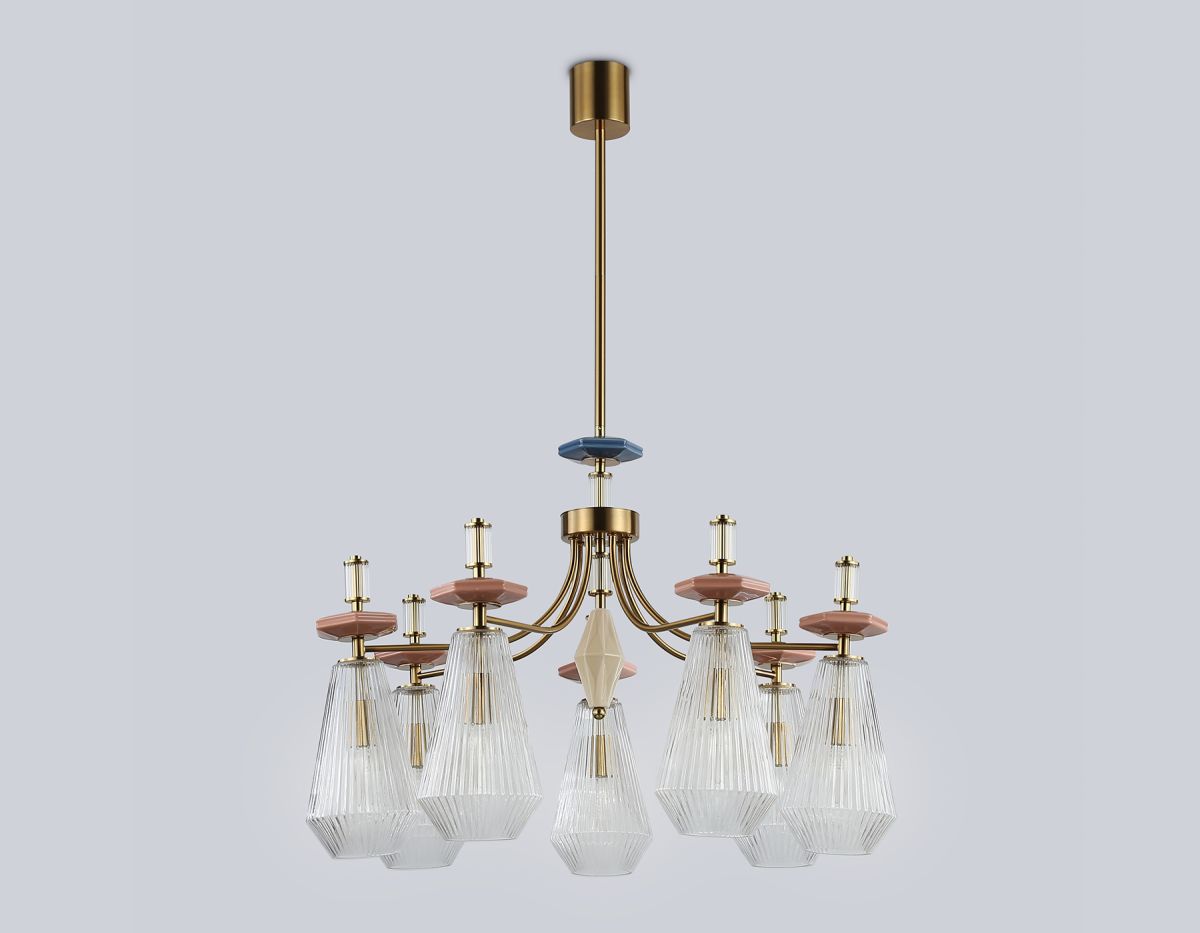Люстра на штанге Ambrella Light High Light Ceramo Modern LH53184 в Санкт-Петербурге