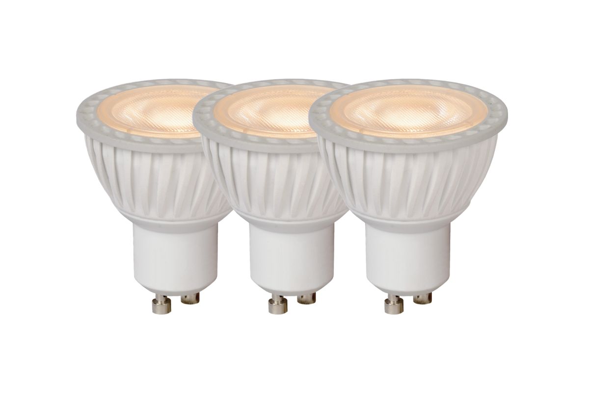 Светодиодная диммируемая лампа (3 шт.) Lucide GU10 5W 3000K 49006/15/31 в Санкт-Петербурге
