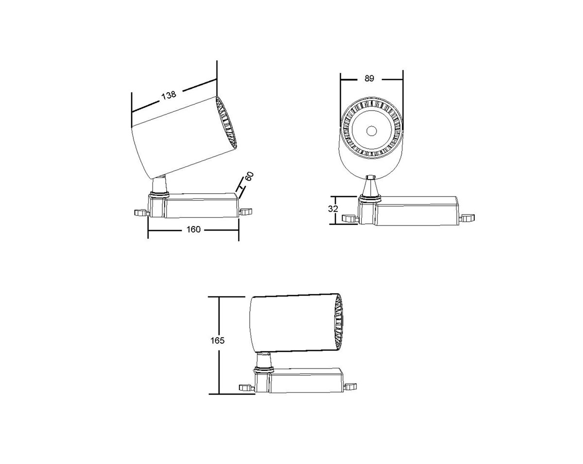 Трековый светильник Maytoni Technical Vuoro TR029-3-30W4K-W в Санкт-Петербурге