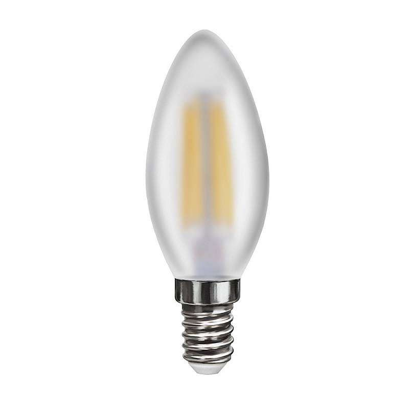 Лампа светодиодная Voltega E14 6W 4000К свеча матовая VG10-C2E14cold6W-F 7045 в Санкт-Петербурге