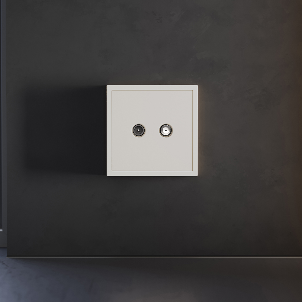 Накладка для розетки телевизионной оконечной TV+SAT Voltum S70 (хлопок) VLS001613 в #REGION_NAME_DECLINE_PP#