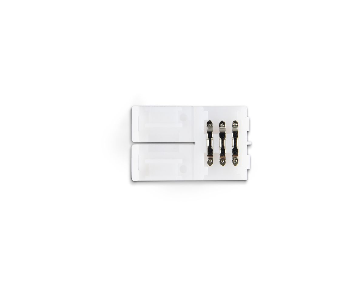 Соединитель прямой для светодиодной ленты 2835 12/24V (3 конт.) GS6101 (10шт) Ambrella Light Illumination GS6101 в Санкт-Петербурге