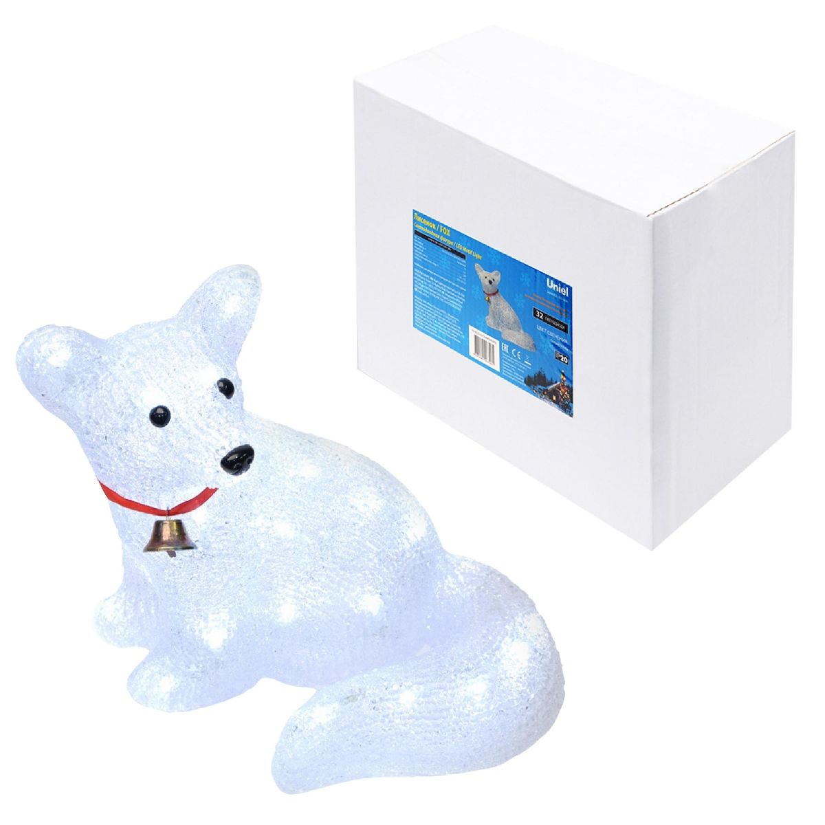 Фигура лисенок Uniel ULD-M3225-032/STA WHITE IP20 FOX 09559 в Санкт-Петербурге