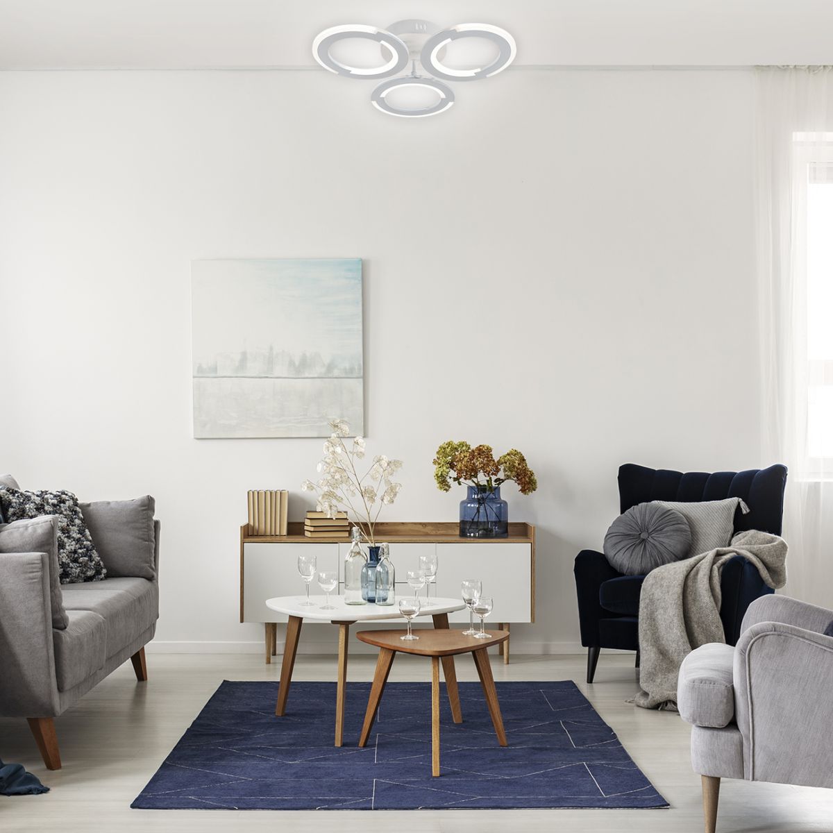 Потолочный светильник Escada 10275/3 LED 43W White в #REGION_NAME_DECLINE_PP#