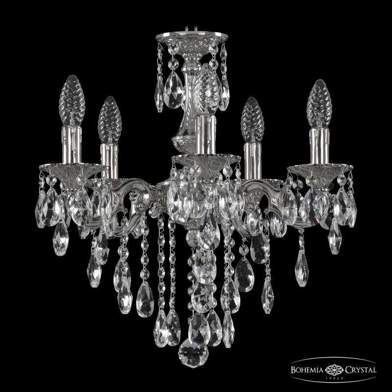 Подвесная люстра Bohemia Ivele Crystal Verona 72101/5/125 B Ni в Санкт-Петербурге