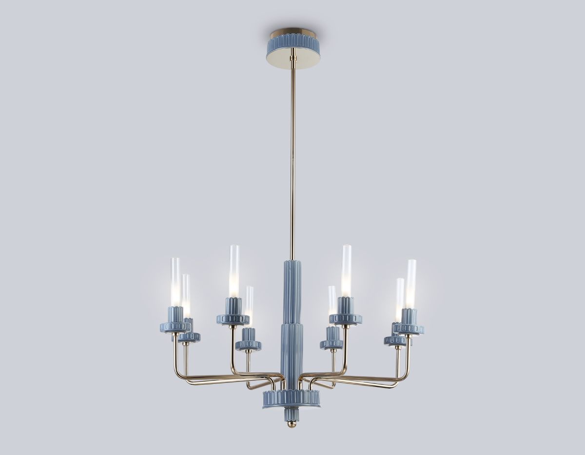 Люстра на штанге Ambrella Light High Light Ceramo Modern LH53126 в #REGION_NAME_DECLINE_PP#
