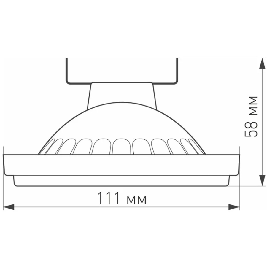 Лампа светодиодная Arlight G53 15W 4000K прозрачная AR111-Unit-G53-15W- Day4000 026886 в Санкт-Петербурге