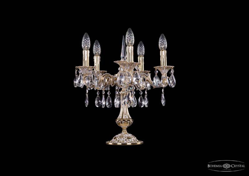 Настольная лампа Bohemia Ivele Crystal 1702L/5/CK125IV-45/A/GW в Санкт-Петербурге