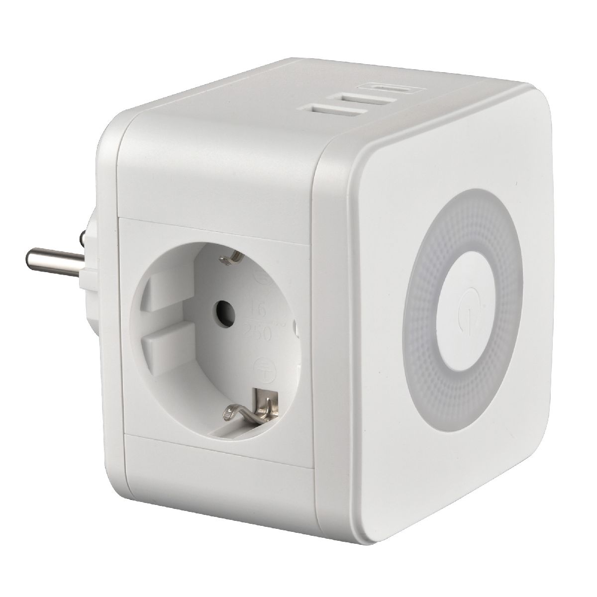 Разветвитель сетевой с выключателем Uniel S-GES2-16SBUC WHITE UL-00011245 в #REGION_NAME_DECLINE_PP#