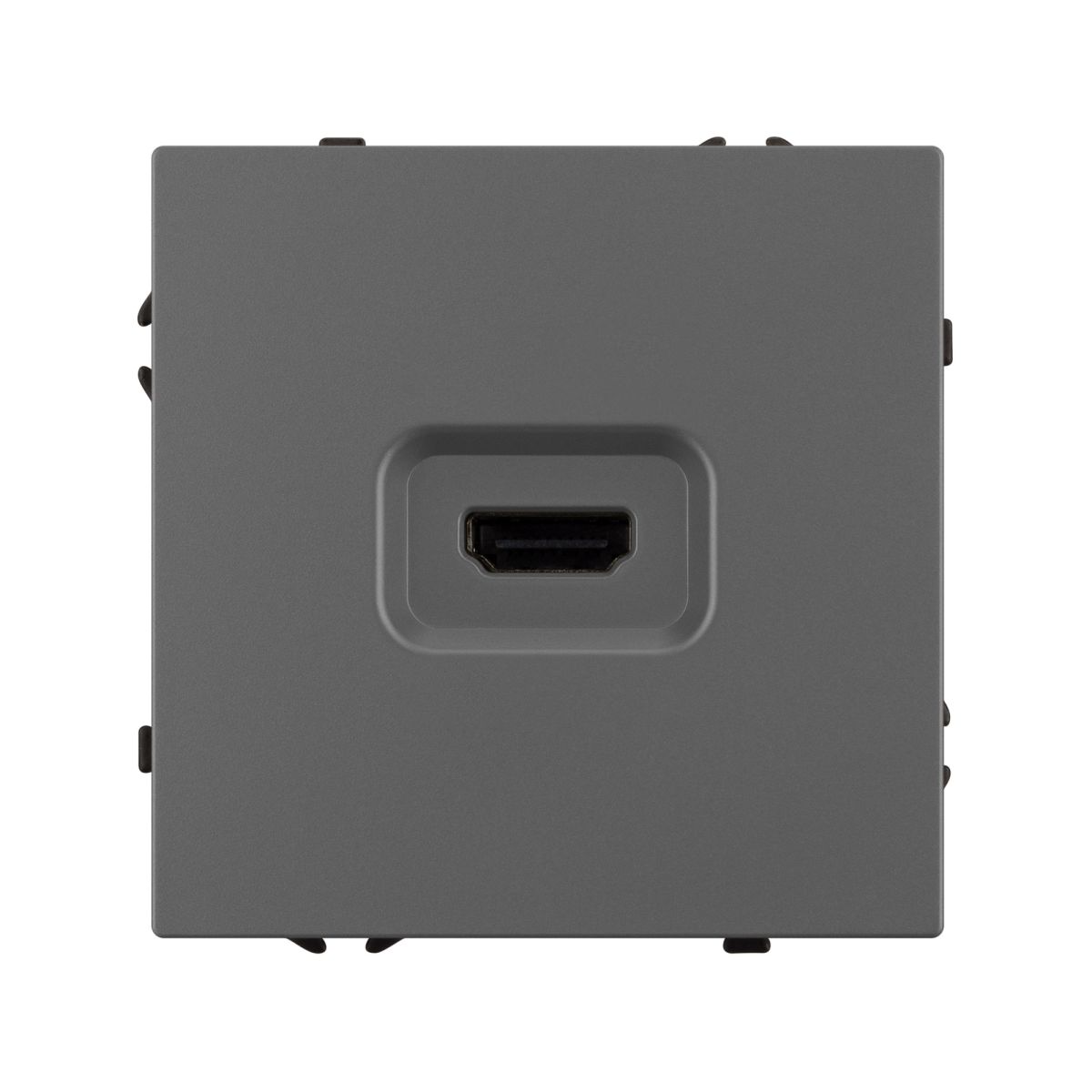 Механизм HDMI розетки Arlight SCT-NOBE-MHD1-SFPL-GR (Серый базальт) 061844 в Санкт-Петербурге