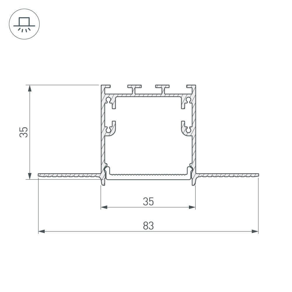 Профиль Arlight SL-LINIA 027158 в Санкт-Петербурге