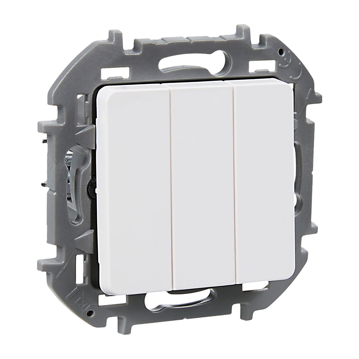 Выключатель 3-кл, винтовые клеммы, 10 AX , 250 В. Legrand/Daccord Inspiria 673540 в Санкт-Петербурге