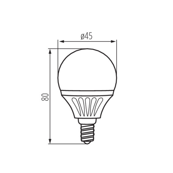 Лампа светодиодная Kanlux Bilo E14 6,5W 3000К 23422 в Санкт-Петербурге