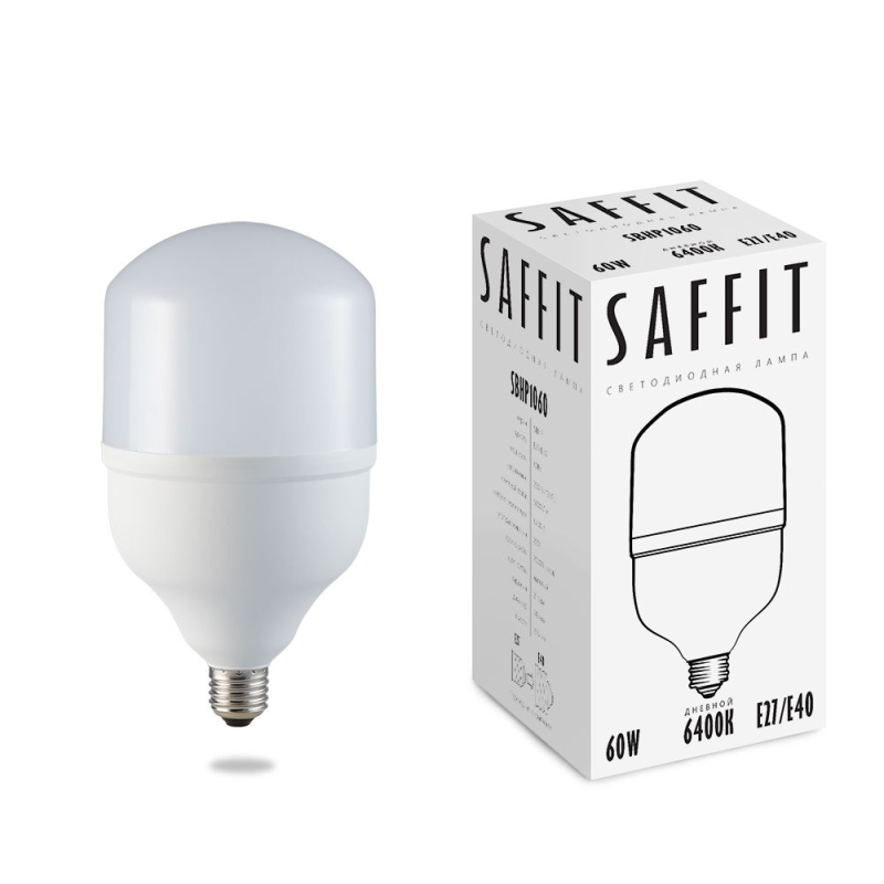 Лампа светодиодная Saffit SBHP1060 E27-E40 60W 6400K 55097 в Санкт-Петербурге