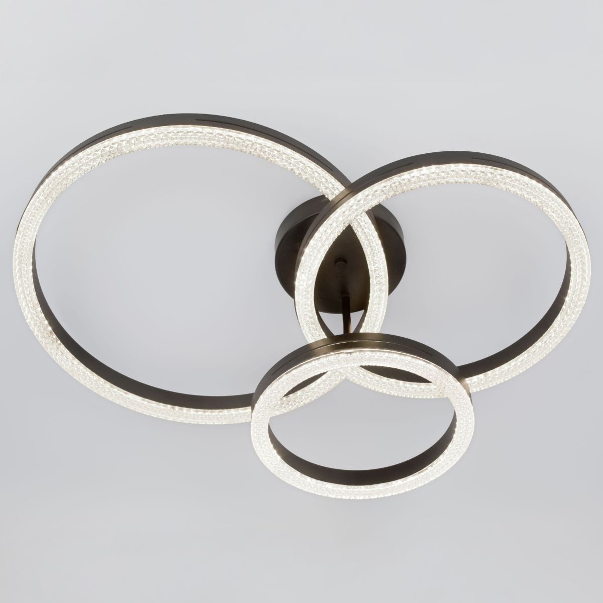 Потолочный светильник Эра Модерн Bloom CLL-1-110W 3K-6K RC BK в Санкт-Петербурге