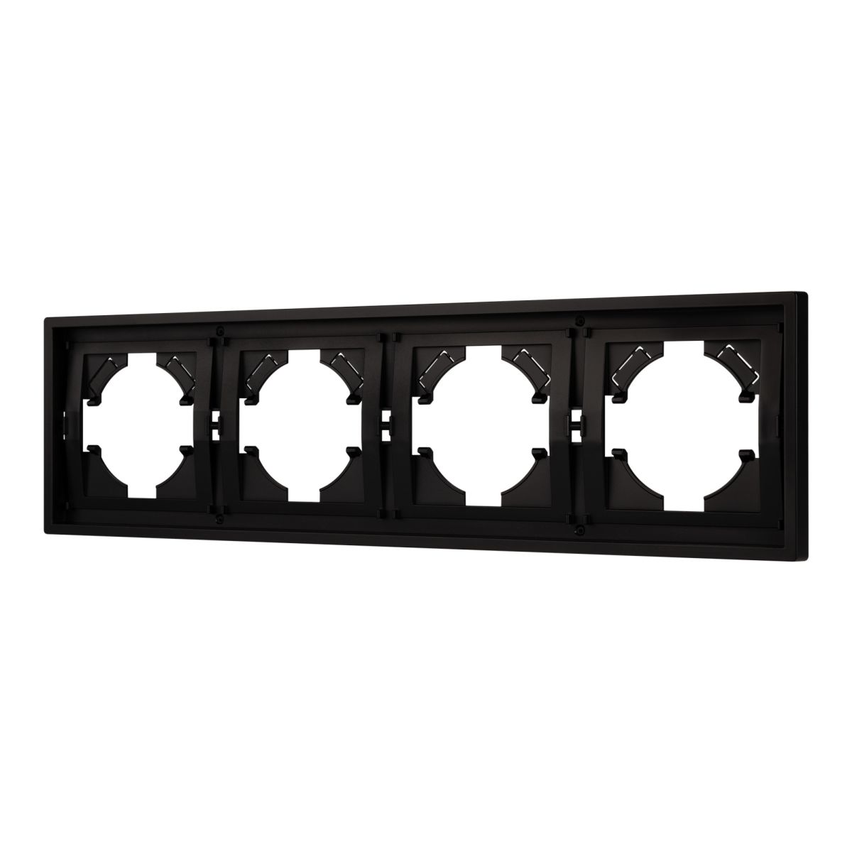 Рамка пластиковая на 4 поста Arlight FRM-TENDO-PL-4-BK 053848 в Санкт-Петербурге