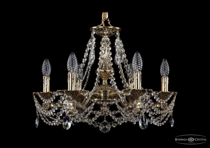 Подвесная люстра Bohemia Ivele Crystal 1710/6/160/C/GB в Санкт-Петербурге