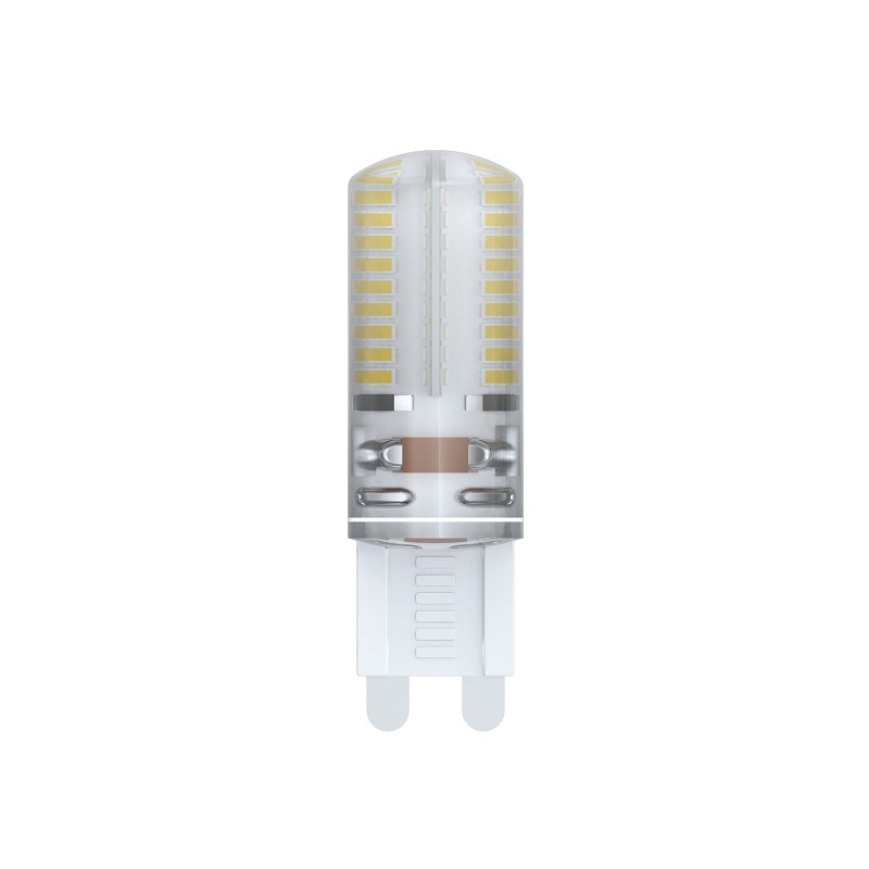 Лампа светодиодная диммируемая (10708) Uniel G9 4W 3000K матовая LED-JCD-4W/WW/G9/CL/DIM SIZ03TR в Санкт-Петербурге
