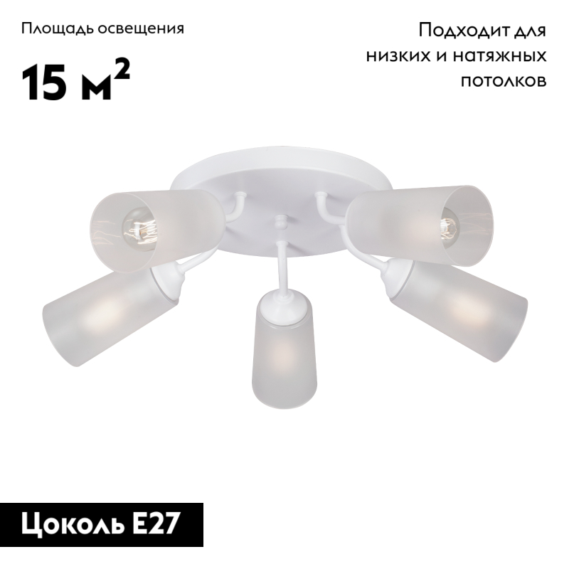Потолочная люстра Vitaluce V3762-0/5PL в Санкт-Петербурге