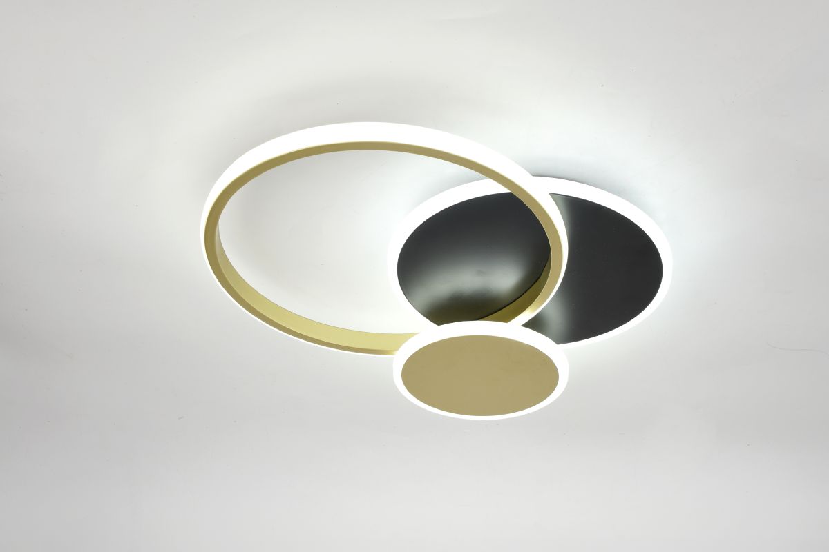 Потолочный светильник Эра Модерн City CLL-1-60 3K-6,5K RC BK+GD в Санкт-Петербурге