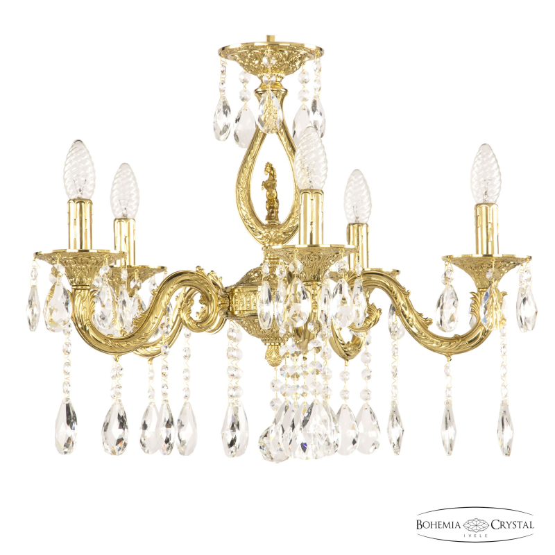 Подвесная люстра Bohemia Ivele Crystal Florence 71401/5/175 A G FH1S в Санкт-Петербурге