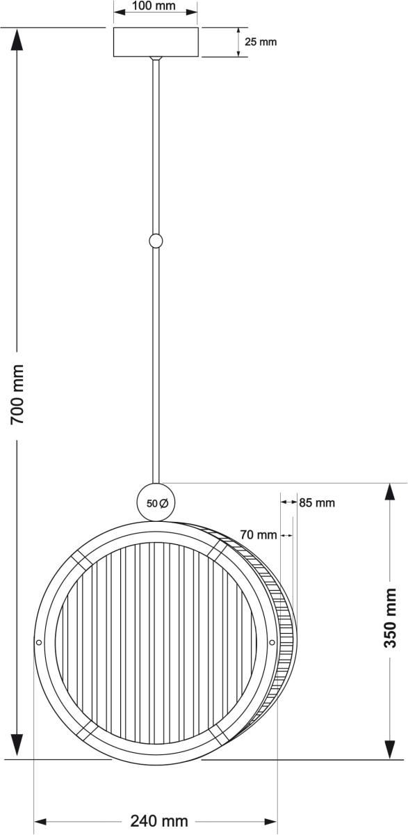Подвесной светильник Kutek Lauria LAU-ZW-2(N)240/R в #REGION_NAME_DECLINE_PP#