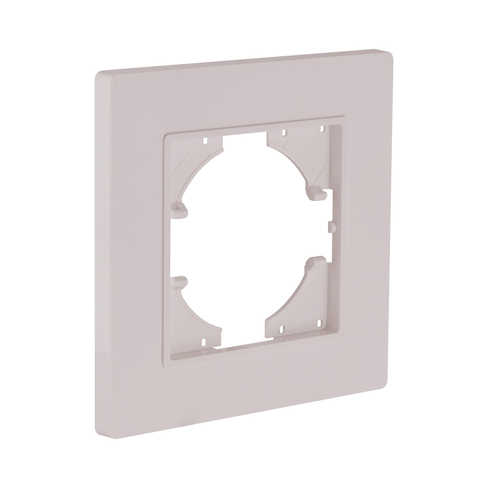 Рамка 1-постовая, кашемир матовый Kollinger Eleganz Plex EP1CM в #REGION_NAME_DECLINE_PP#