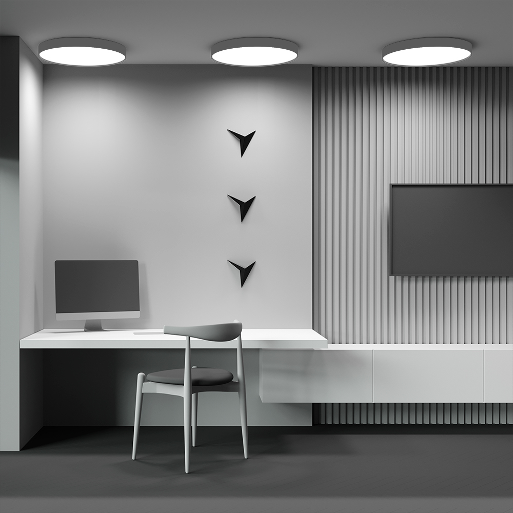 Потолочный светодиодный светильник Maytoni Technical Ceiling Zon C032CL-90W3K-RD-MG в Санкт-Петербурге