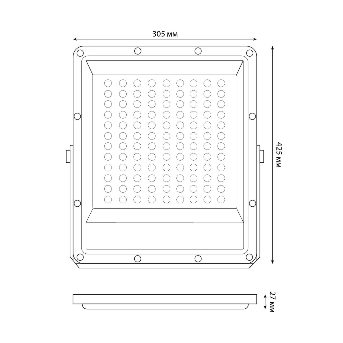 Прожектор Uniel ULF-F51D-200W/6500K IP65 200-240V GREY UL-00012761 в Санкт-Петербурге