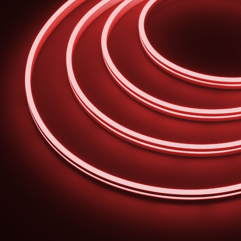 Светодиодная лента герметичная Arlight MOONLIGHT-SIDE-A168-4x10mm 24V Red 7.2 W/m, IP65, 2835, 5m, wire x1 038313 в Санкт-Петербурге