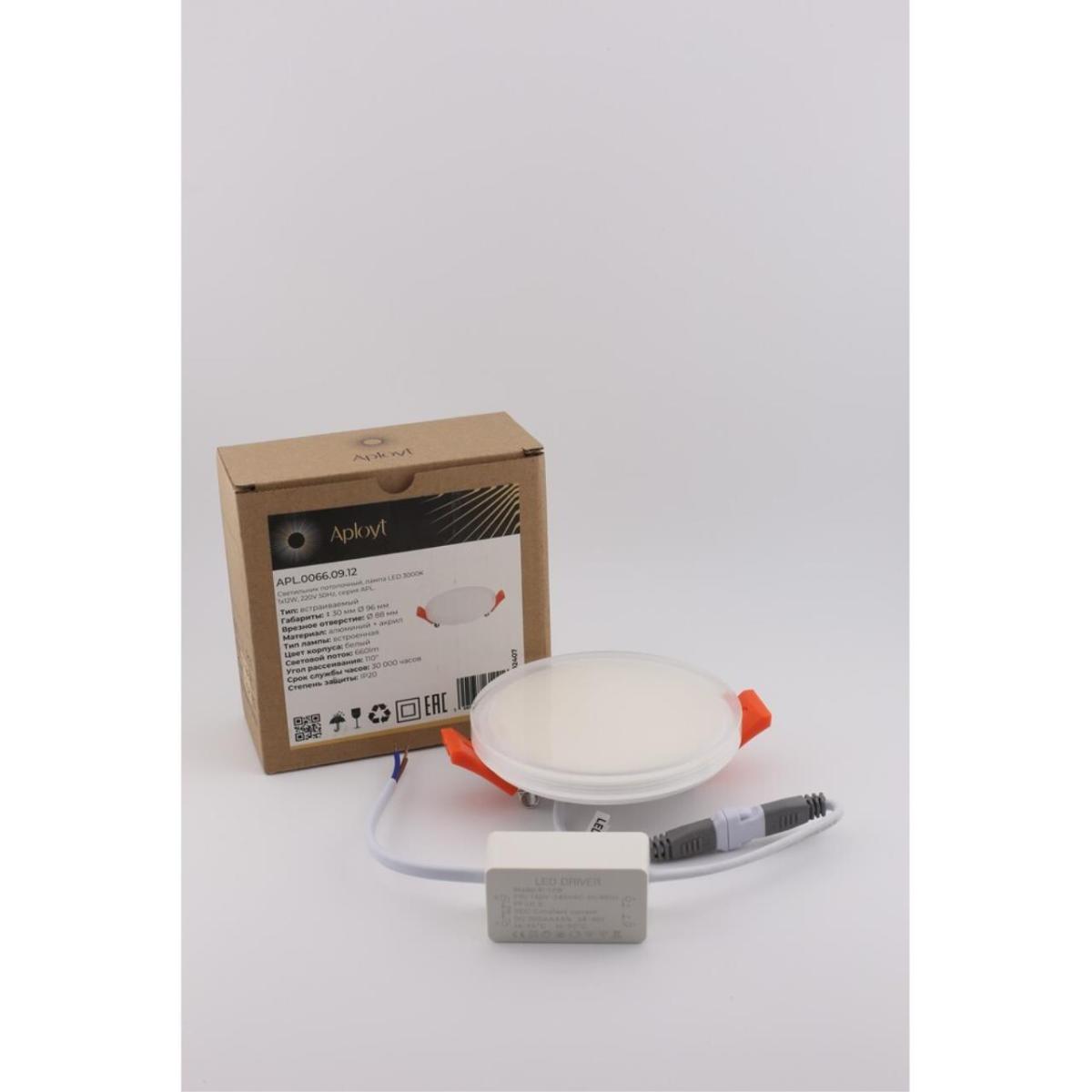 Встраиваемый светильник Aployt Urszula APL.0066.09.12 в Санкт-Петербурге