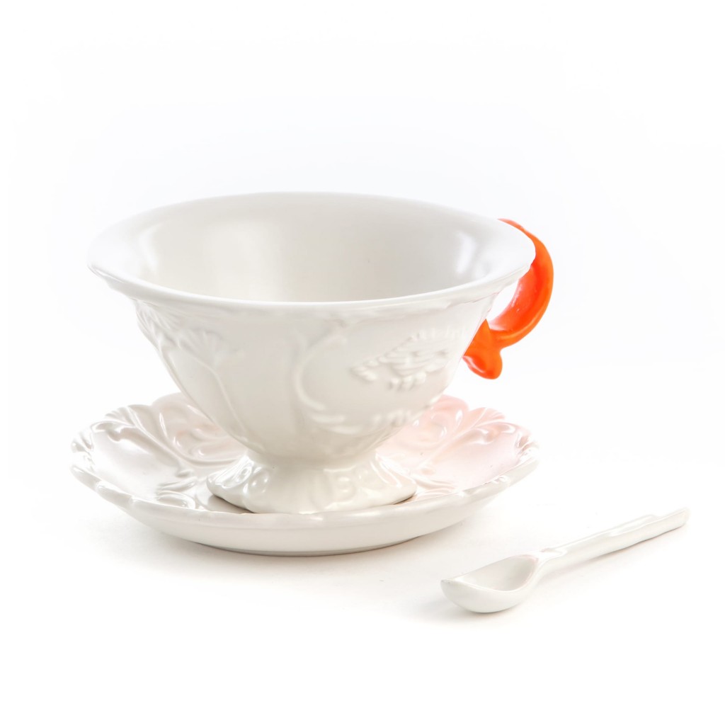 Блюдце с чашкой I-Tea Orange Seletti I-Wares 09858 ARA в Санкт-Петербурге