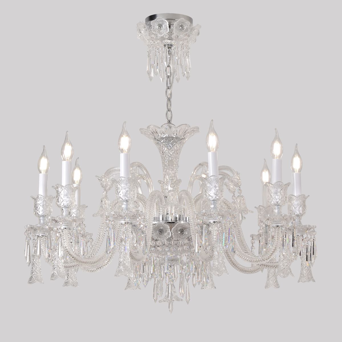 Подвесная люстра Crystal Lux VERSAILLES SP10 CHROME в Санкт-Петербурге