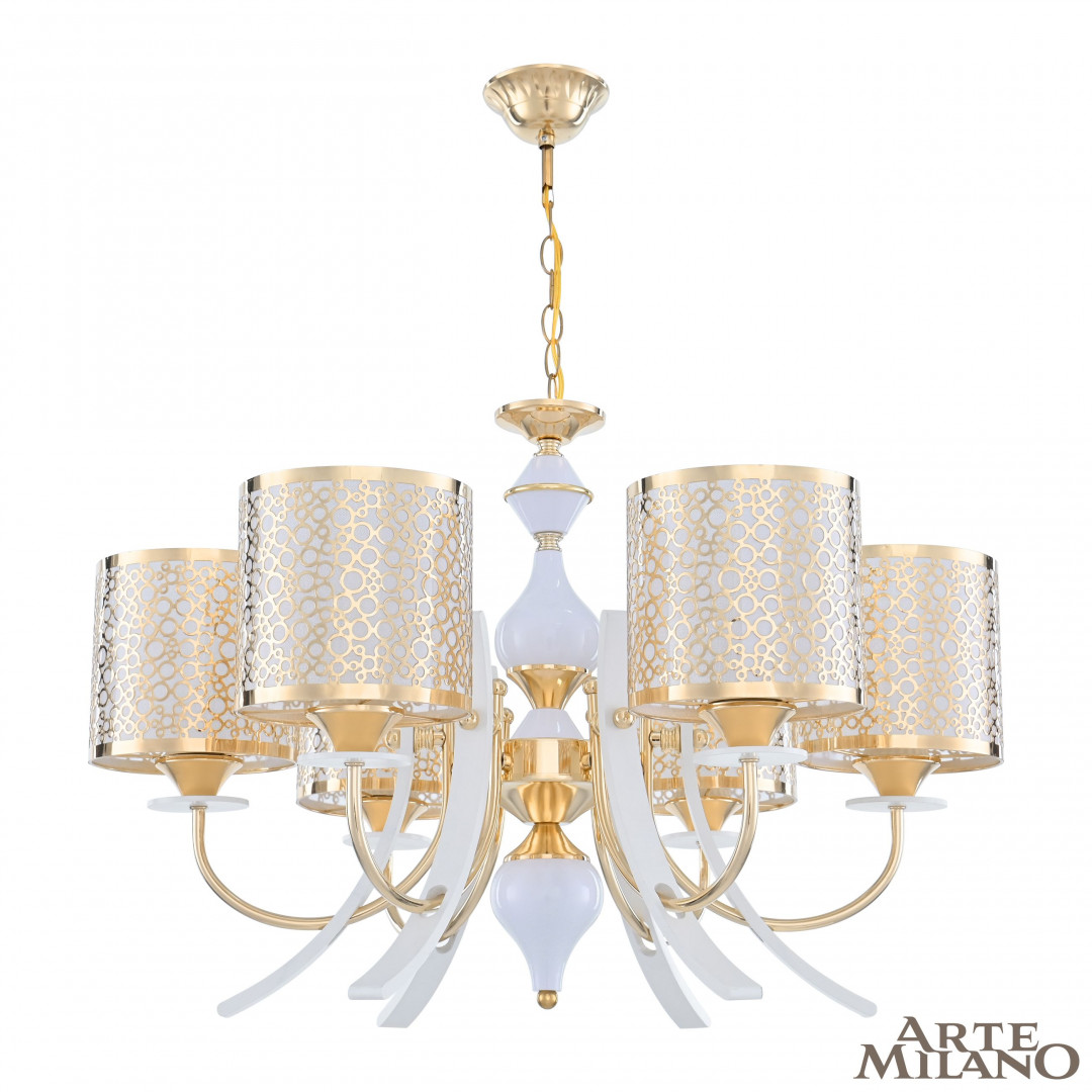 Подвесная люстра Arte Milano Florentia-6067 306067/6 Wh/Gd в Санкт-Петербурге