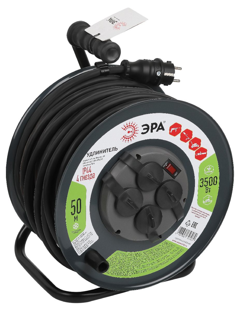 Удлинитель силовой Эра RMx-4es-3x2.5-50m-IP44(KG) Б0052919 в Санкт-Петербурге