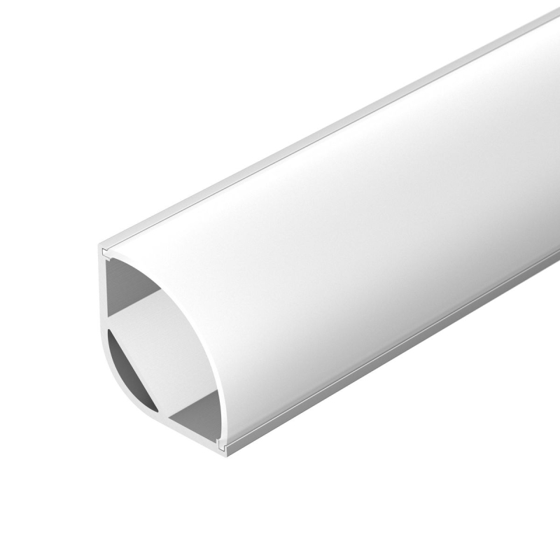 Алюминиевый профиль с экраном Arlight ARH-Kant-H30-2000 Anod+Opal 036771 в Санкт-Петербурге