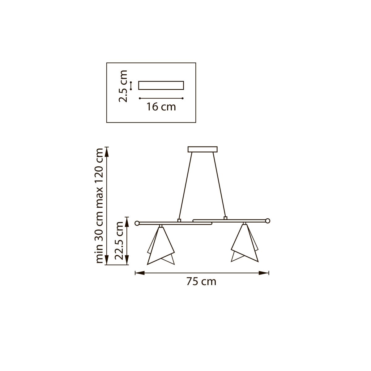 Подвесная люстра Lightstar Cone GW 757046 в Санкт-Петербурге