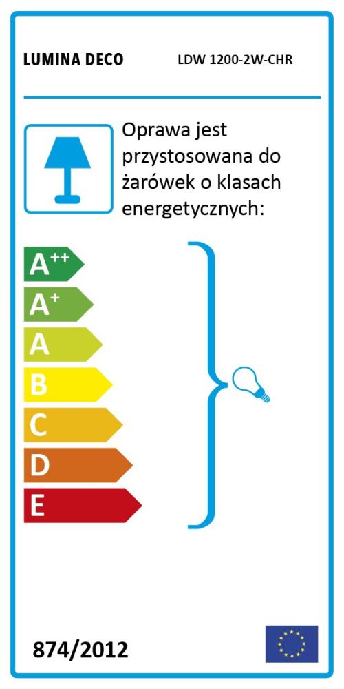 Бра Lumina Deco Fabione LDW 1200-2W CHR в Санкт-Петербурге