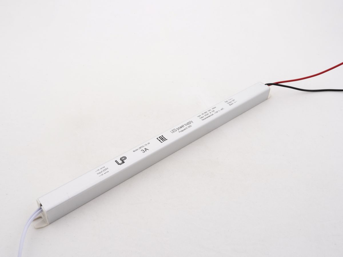 Блок питания LEDS POWER 72Вт 24В Super Slim 390140 в Санкт-Петербурге