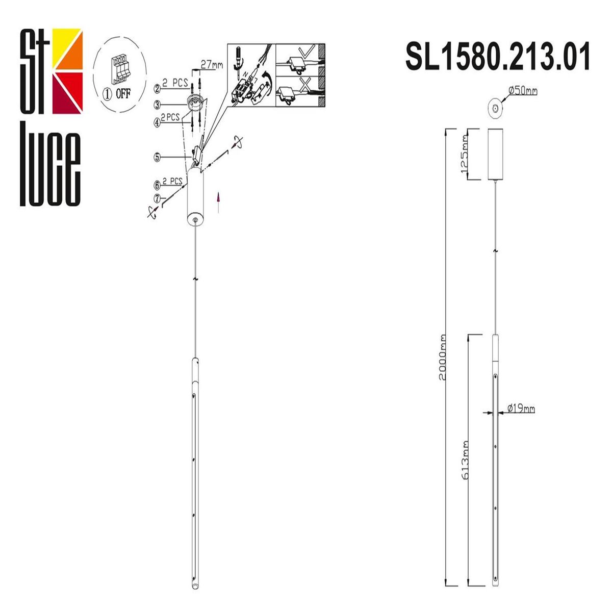 Подвесной светильник ST Luce Ralio SL1580.213.01 в #REGION_NAME_DECLINE_PP#